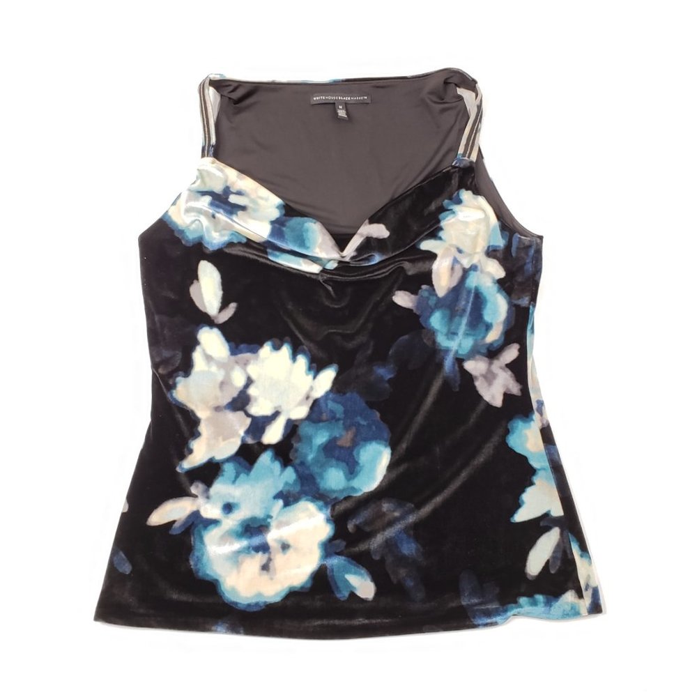 White House Black Market Women's Black Top M